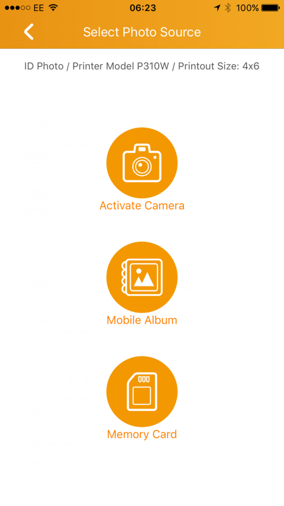 Printing ID Photos using the HiTi PrinBiz App